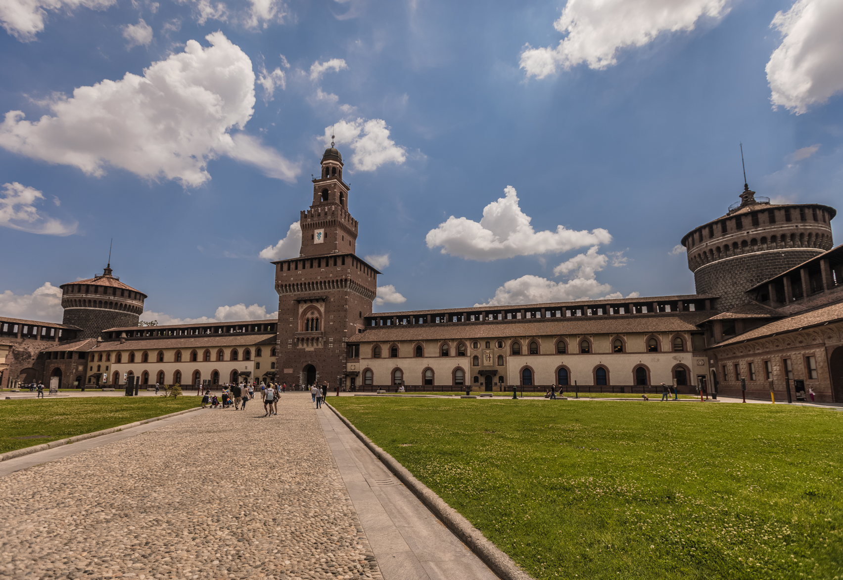 The Sforza Castle of Milan - WanderInItaly